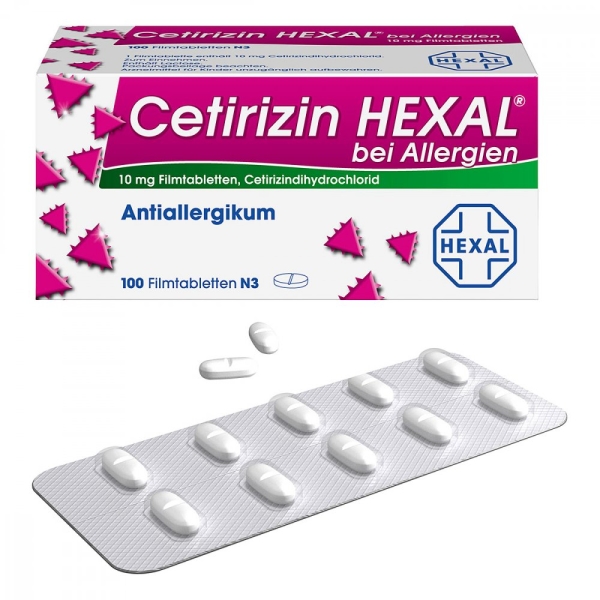 Cetirizin Hexal Bei Allergie 10mg Tablette