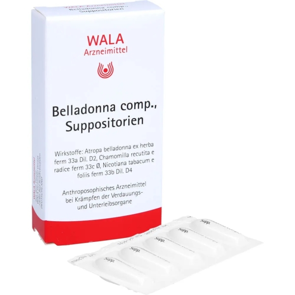 Wala - Belladonna comp. - Suppositorien - 10x2g Zäpfchen