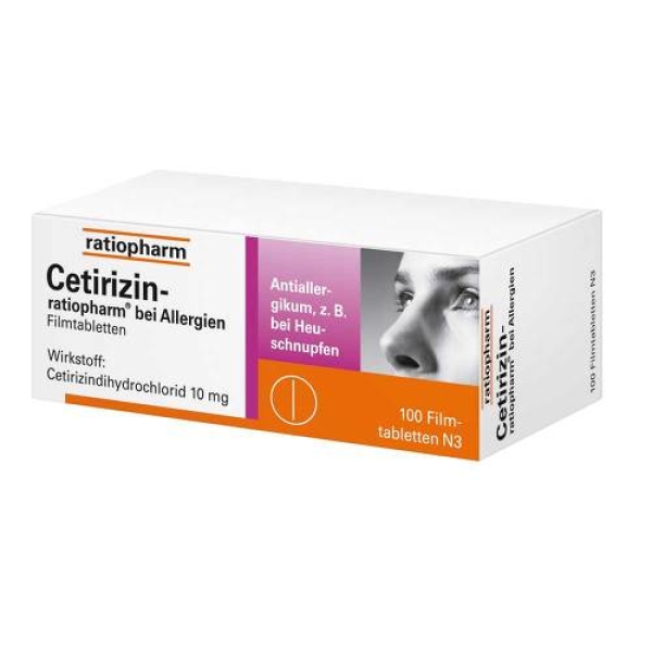 Cetirizin Ratiopharm 10mg Tabletten