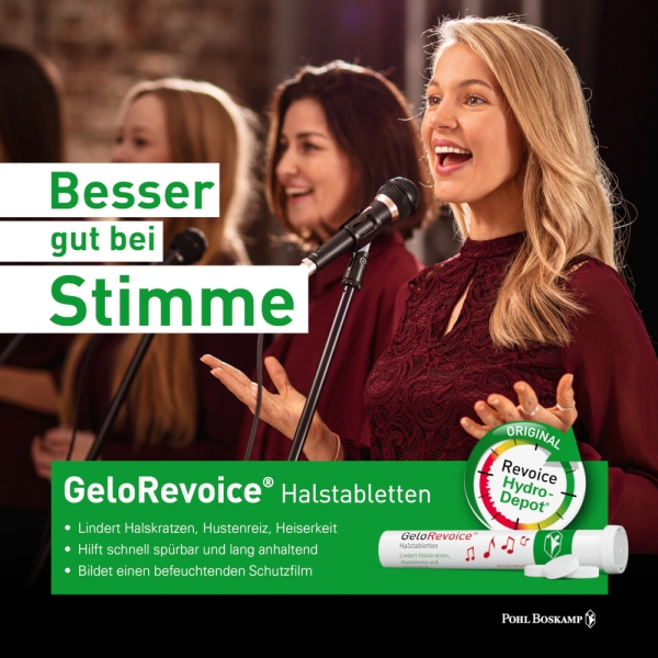GeloRevoice Halstabletten - Cassis-Menthol