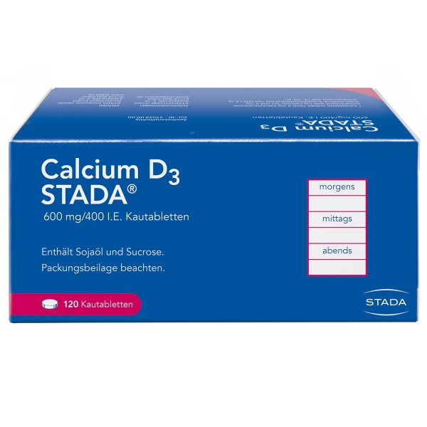 Calcium D3 STADA® 600 mg/400 I.E. - 120 Kautabletten