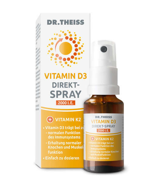 DR. THEISS - Vitamin D3 Direkt-Spray 2000 I.E. - 20ml