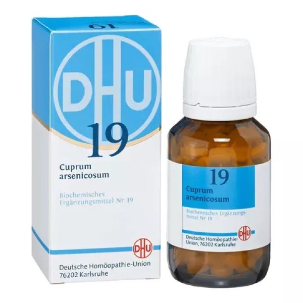 DHU - Schüssler Salz Nr. 19 - Cuprum arsenicosum D6 - Tablette