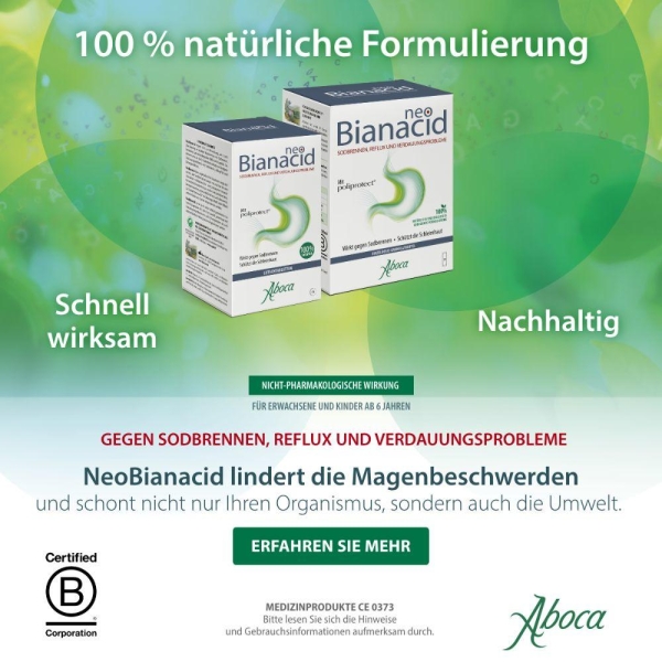 Aboca - NeoBianAcid - 20 Granulatbeutel bei Sodbrennen