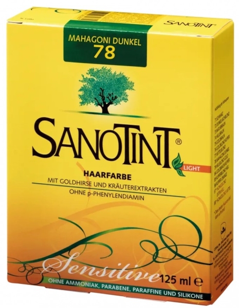 Sanotint Sensitive 78 Mahagoni Dunkel