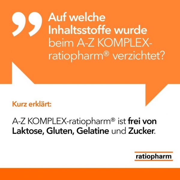 A-Z Komplex - ratiopharm® Tabletten 100St.