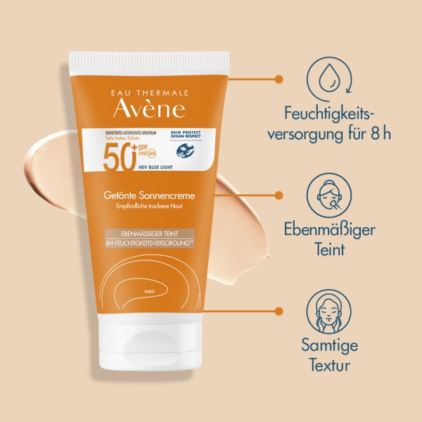 Avene - Getönte Sonnencreme SPF 50+ - 50ml