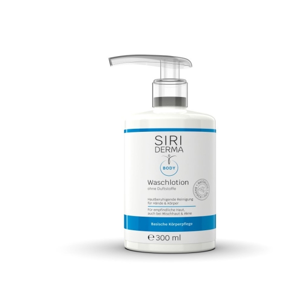 Siriderma - Waschlotion ohne Duftstoffe - 300ml
