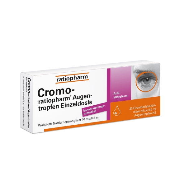 Cromo-ratiopharm Augentropfen Einzeldosis - 20x0,5 ml