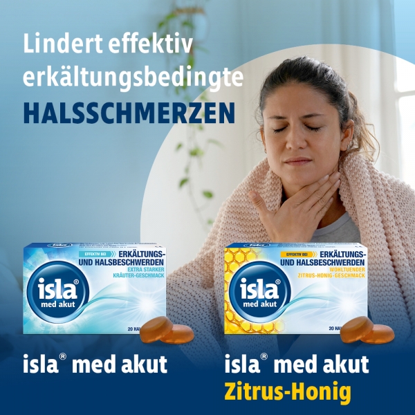 Isla - Med Akut - Zitrus-Honig Pastillen