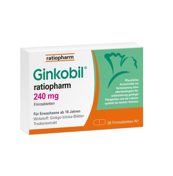 Ginkobil® ratiopharm 240 mg - Filmtabletten