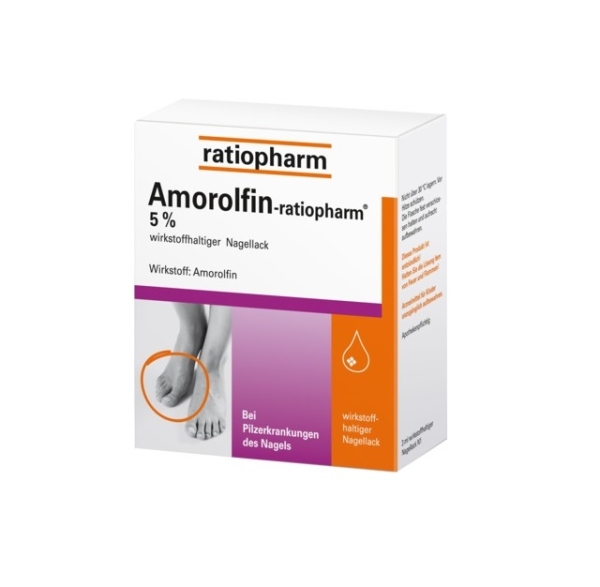 Amorolfin - ratiopharm 5 % wirkstoffhaltiger Nagellack
