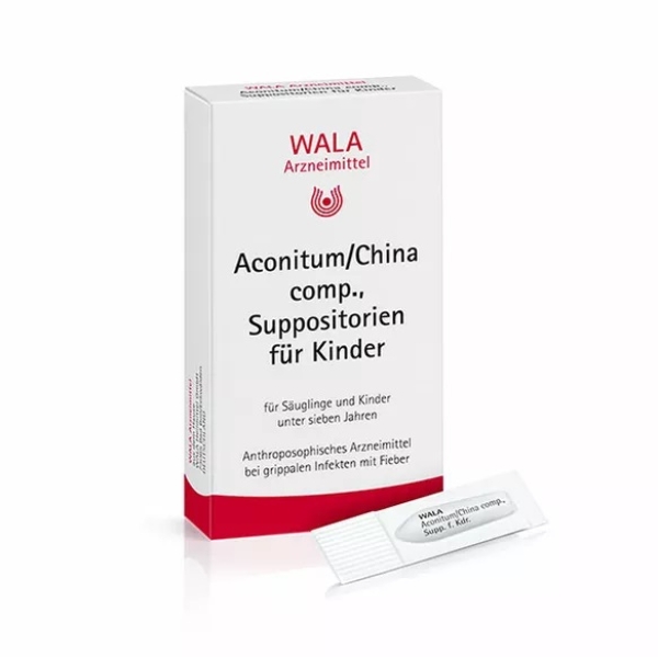 Wala - Aconitum/China comp. - Suppositorien für Kinder - 10x1g