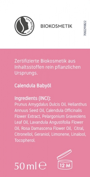 Central Babyöl mit Calendula - 50ml