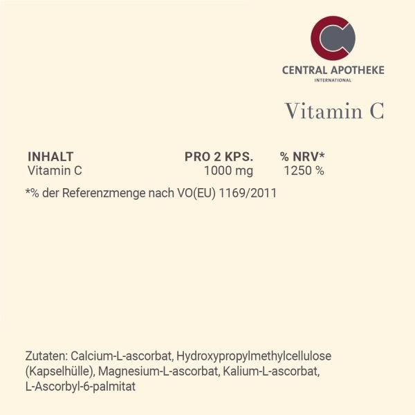 Central - Vitamin C gepuffert - 60 Kapseln