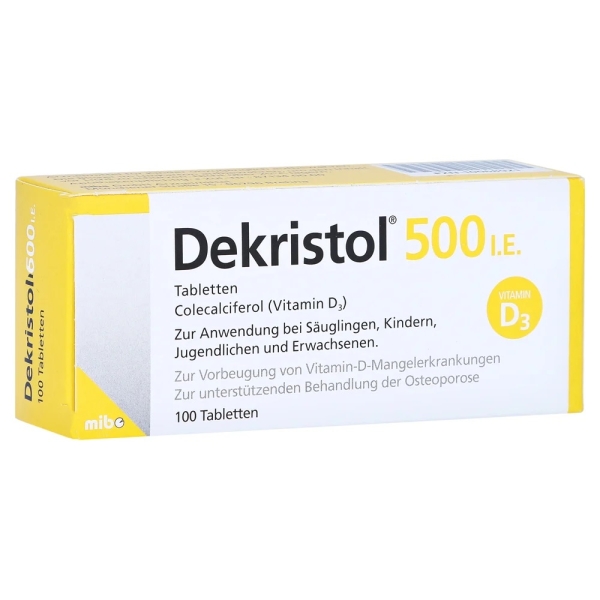 Dekristol 500 I.E. - 100 Tabletten