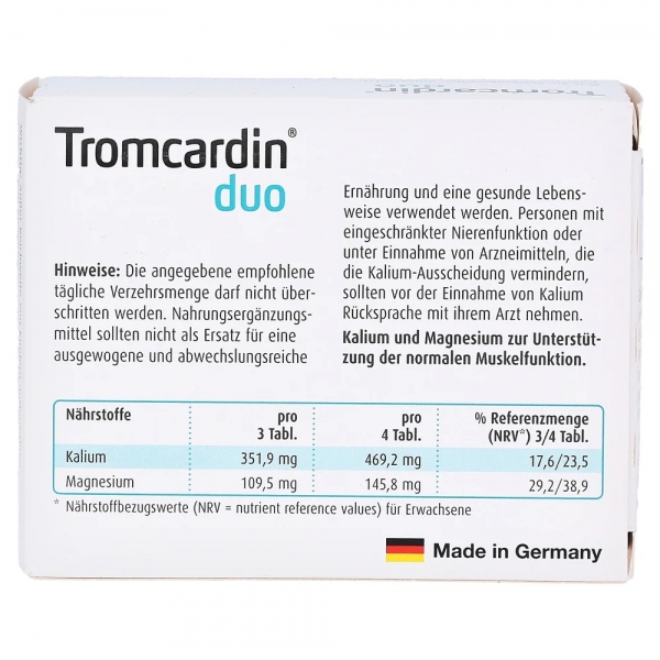 Tromcardin Duo 90 Tabletten