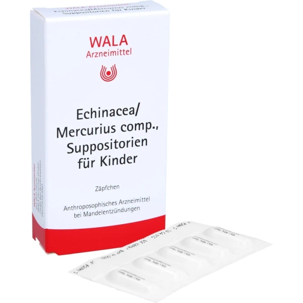 Wala - Echinacea/Mercurius comp. - Suppositorien für Kinder - 10x1g