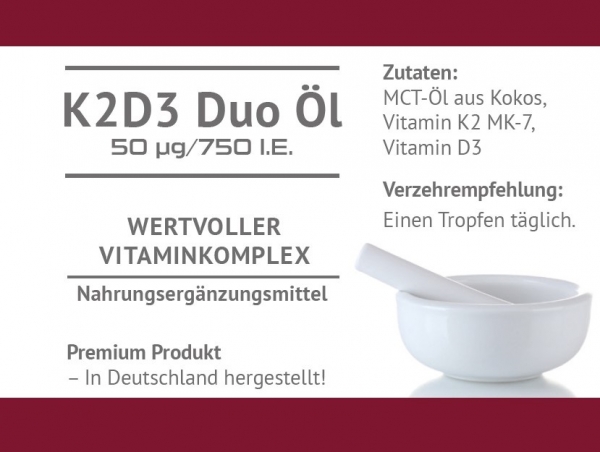 Central - Vitamin K2 D3 Duo Öl 20ml