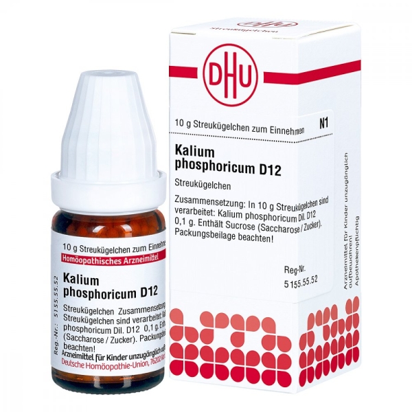 DHU Kalium phosphoricum D12 Globuli 10g