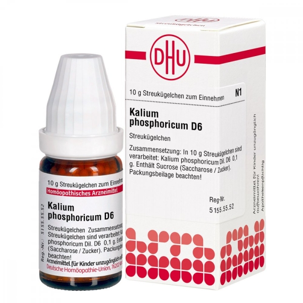 DHU Kalium phosphoricum D6 Globuli 10g