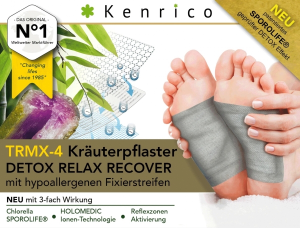 Kenrico TRMX-4 Kräuterpflaster DETOX-RELAX-RECOVER