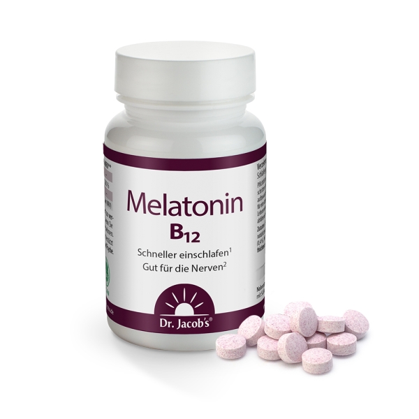 Dr. Jacob's - Melatonin B12 - 60 Tabletten