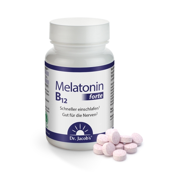 Dr. Jacob's - Melatonin B12 Forte - 90 Tabletten