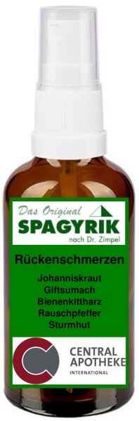 Spagyrik - Rückenschmerzen Spray 50ml