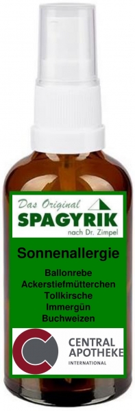 Spagyrik - Sonnenallergie Spray 50ml