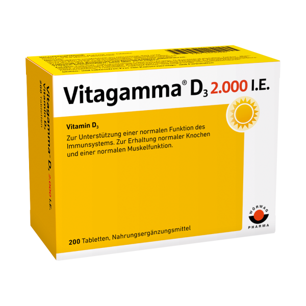 Vitagamma D3 2000 I.E. Tabletten