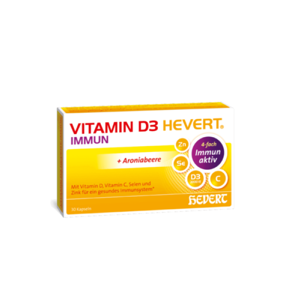 Hevert - Vitamin D3 Hevert Immun - 30 Kapseln