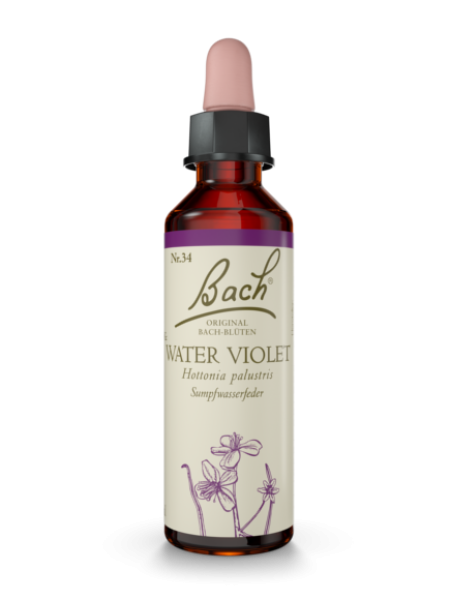 Original Bachblüte Water Violet Nr. 34 - 20ml