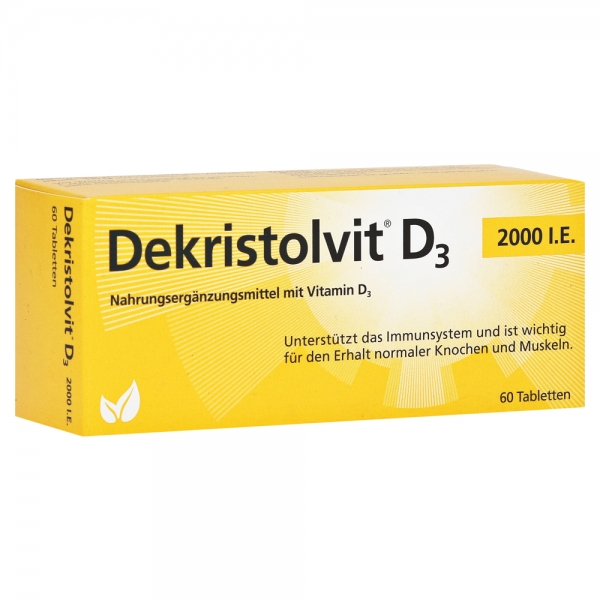 Dekristolvit - D3 2000 I.E. - 60 Tabletten