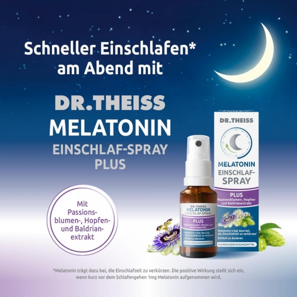 DR. THEISS - Melatonin Einschlaf-Spray Plus - 20ml
