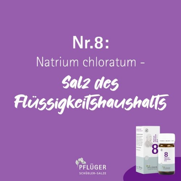 Pflüger - Schüssler Salz Nr. 8 - Natrium chloratum D6 - Tabletten