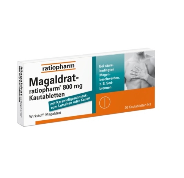 Magaldrat - ratiopharm 800 mg Kautabletten
