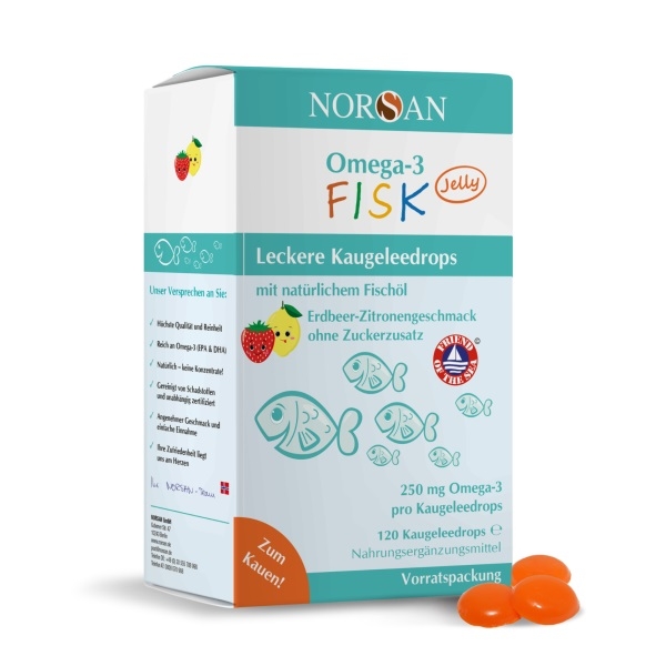 Norsan - Omega 3 Fisk Jelly Kaudragees
