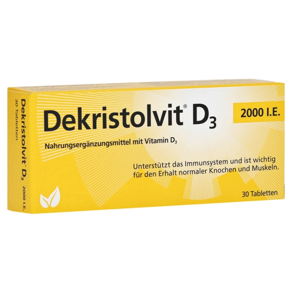 Dekristolvit - D3 2000 I.E. - 30 Tabletten