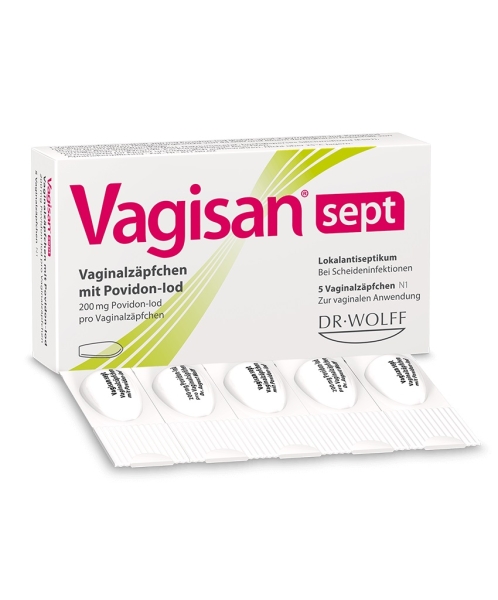 Vagisan Sept - Vaginalzäpfchen mit Povidon-Jod