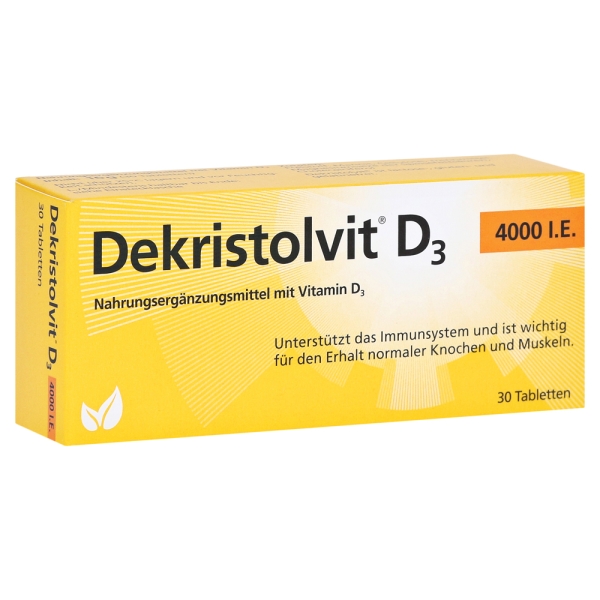 Dekristolvit - D3 4000 I.E. - 30 Tabletten